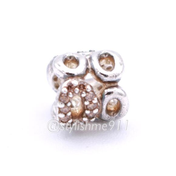 Authentic PANDORA Circle of Friends Charm - 790445CZ - Picture 11 of 12